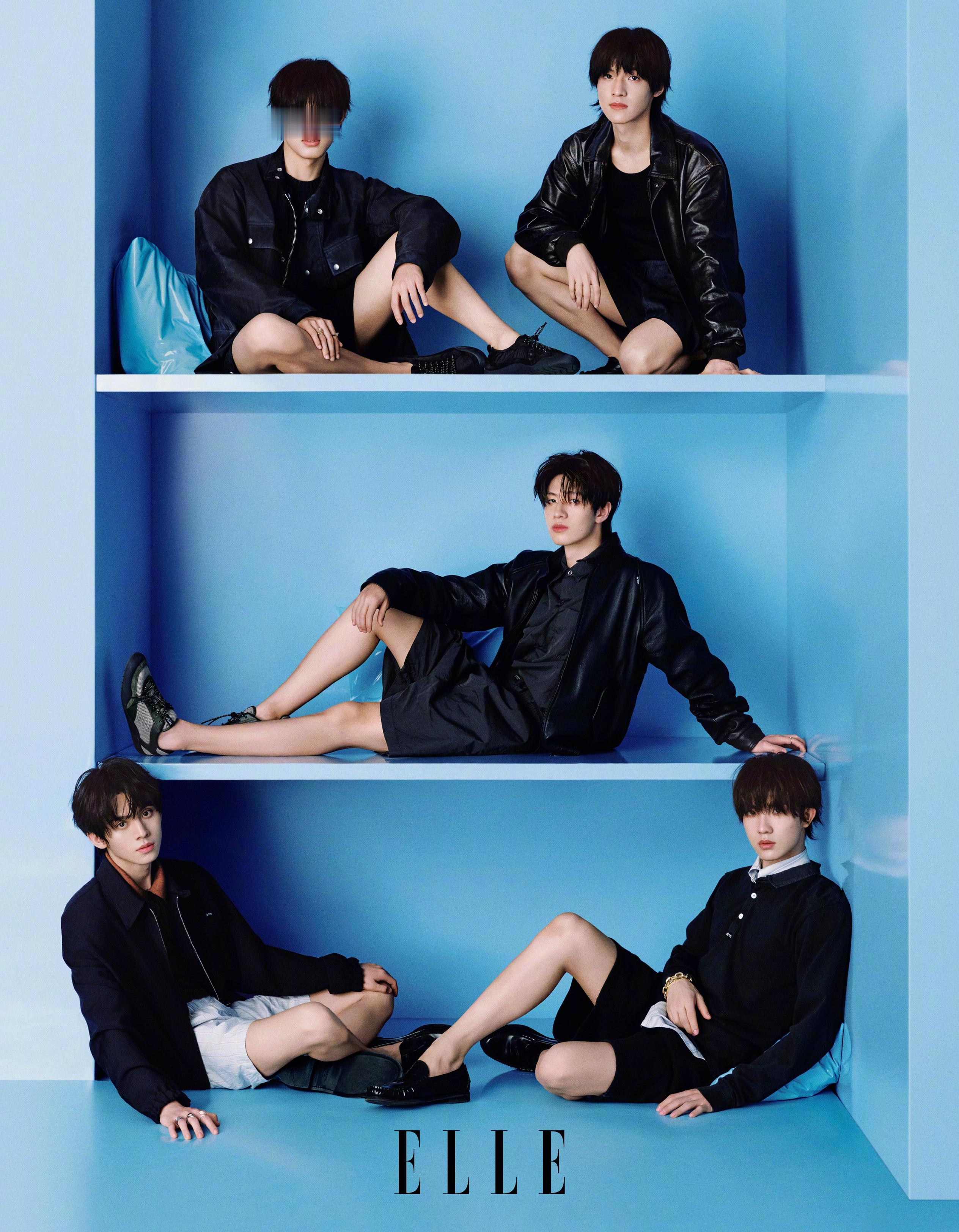 大片揭晓 ，TOP 登陆少年亮相 ELLE 五月刊封面朱志鑫 、张泽禹 、张极 