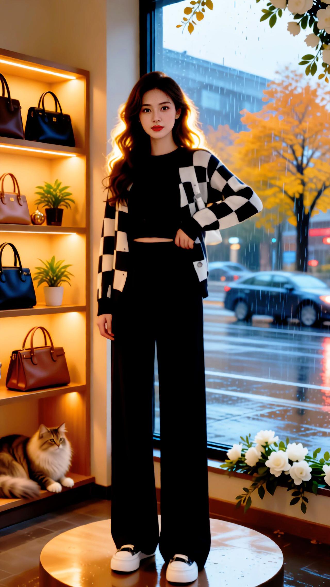 每日分享穿搭 阔腿裤时尚女装潮流穿搭