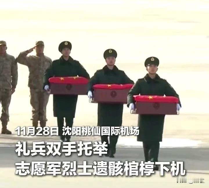 你走时胸前戴着大红花，归来却身盖国旗英烈回家！我最可爱的人啊！让我潸然泪下。[流