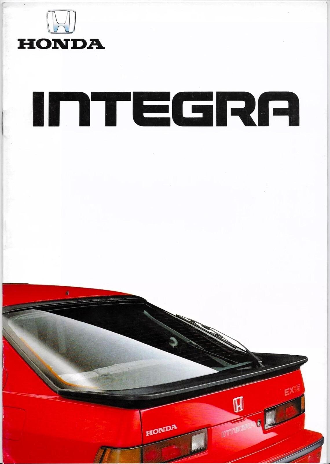并不是所有的跳灯都是86。Honda Integra -  1988 🇬🇧
