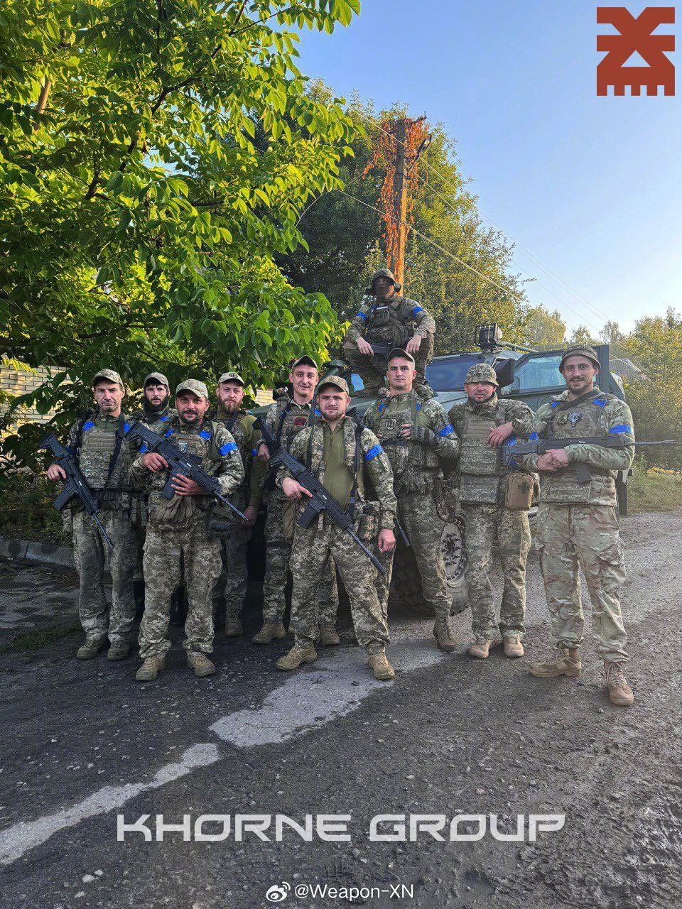 #兵器影像[超话]##俄乌局势新进展# 乌克兰军队在库尔斯克地区作战时，配备了 