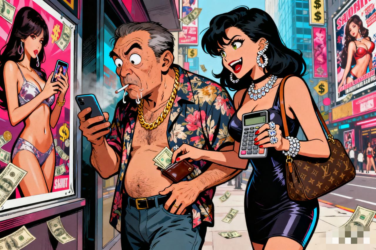 掰扯掰扯:
男人好色，女人贪财……
 
“男人好色，女人贪财”这句俗语，在生活里