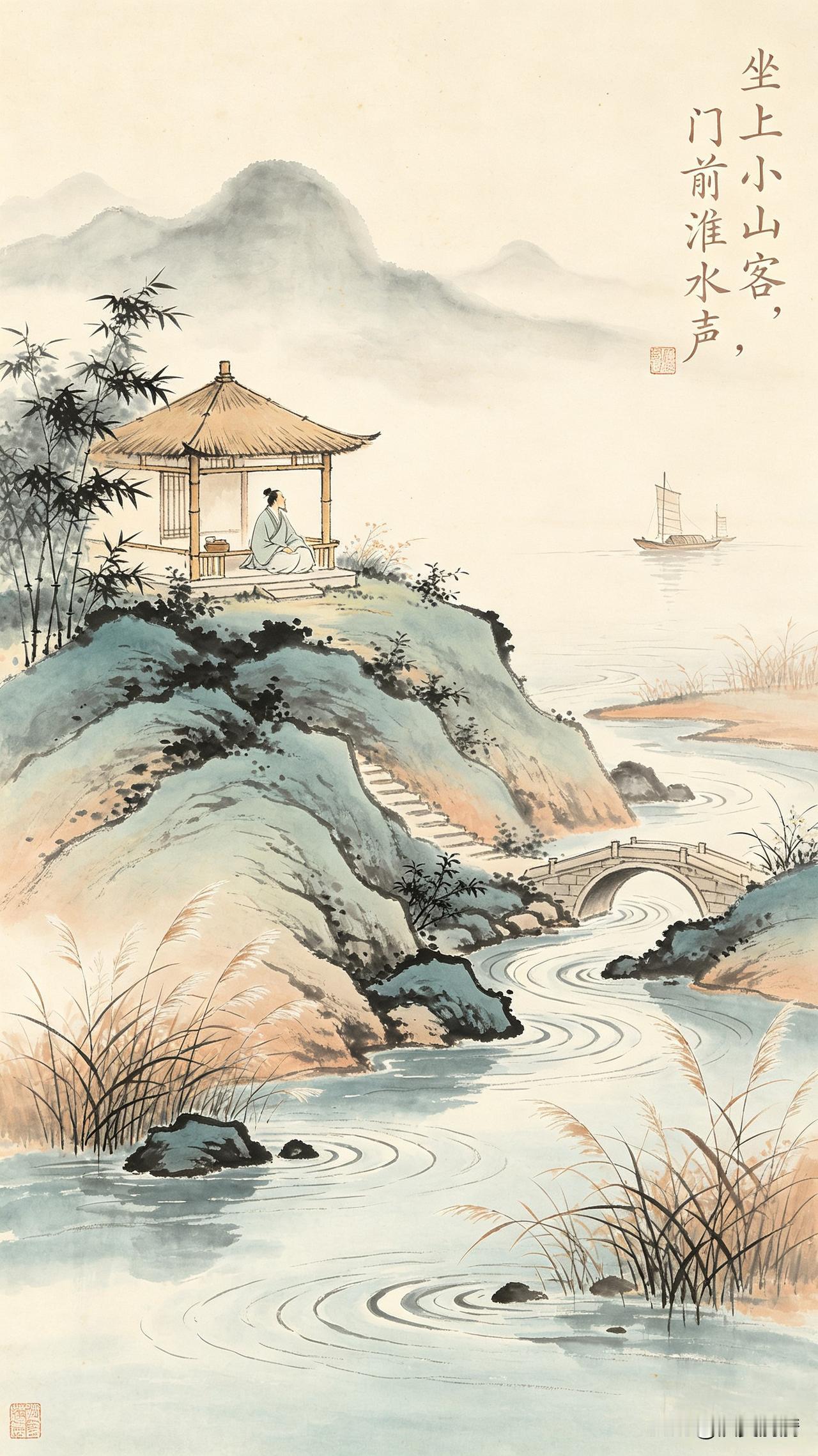 《行止有度，心境无争》

良知如灯照暗途，本心似锚定狂澜。
虚名浮利皆云烟，杂念