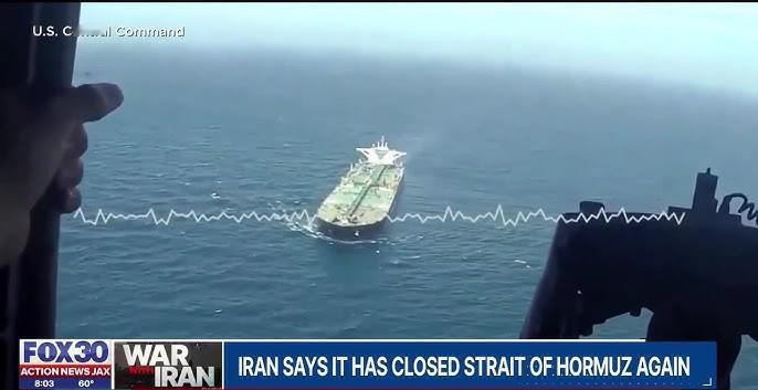 4月18日，伊朗海军向两艘试图穿越的印度油轮开火，至少十艘船只见势不妙，在拉腊克