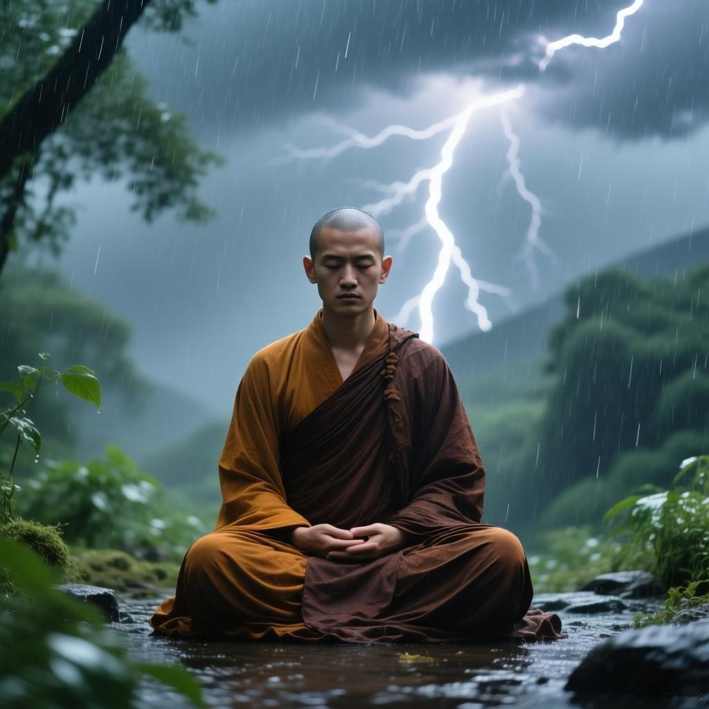 修行，
不是让你压抑情绪，
压抑情绪只会憋出内伤，
而是要让情绪融合自然，
学会