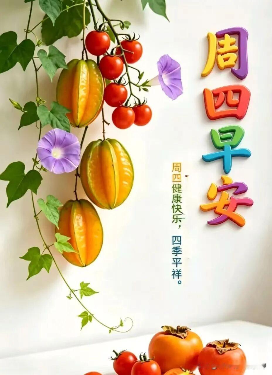 🌞 健康快乐每一天，四季平安！🍅🍅🍅