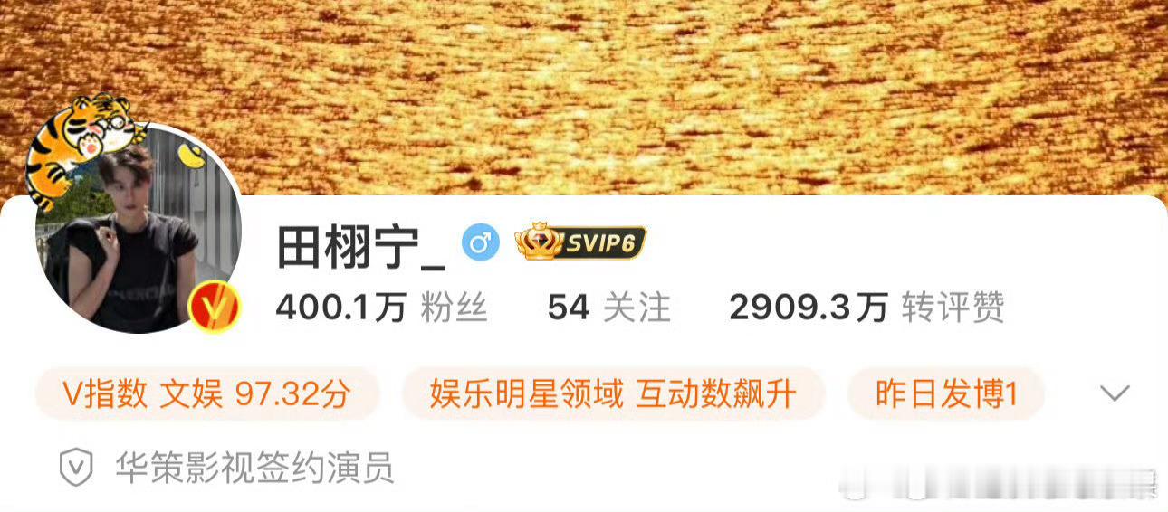 我去我去 梓渝恋情曝光后 一大批粉丝脱粉 随后田栩宁微博粉丝直接破400w，超l