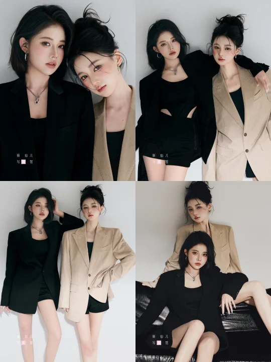 神仙闺蜜写真👭拍照风格合集💗