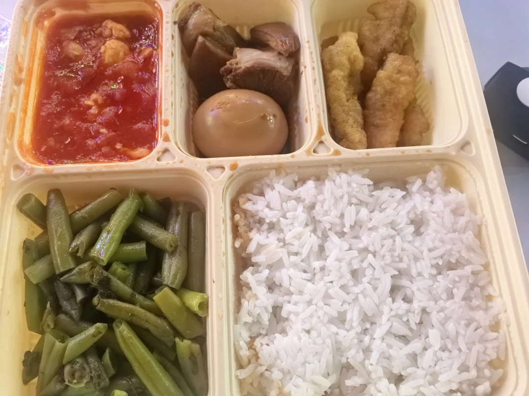 在德国参展吃中国便当