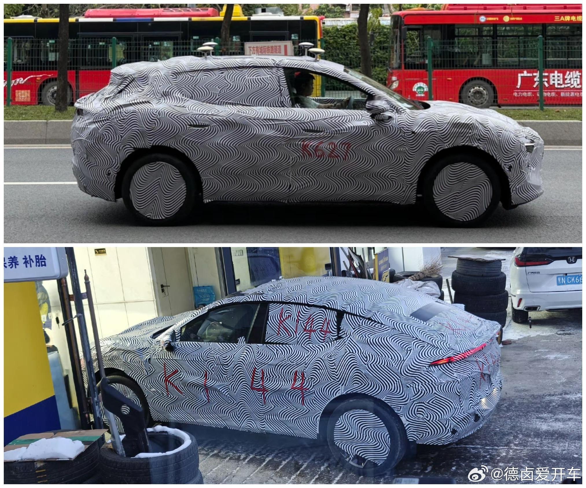 D02/D03，一大一小，应该是下半年的主力，听说大的这台有增程，之前还看到小的