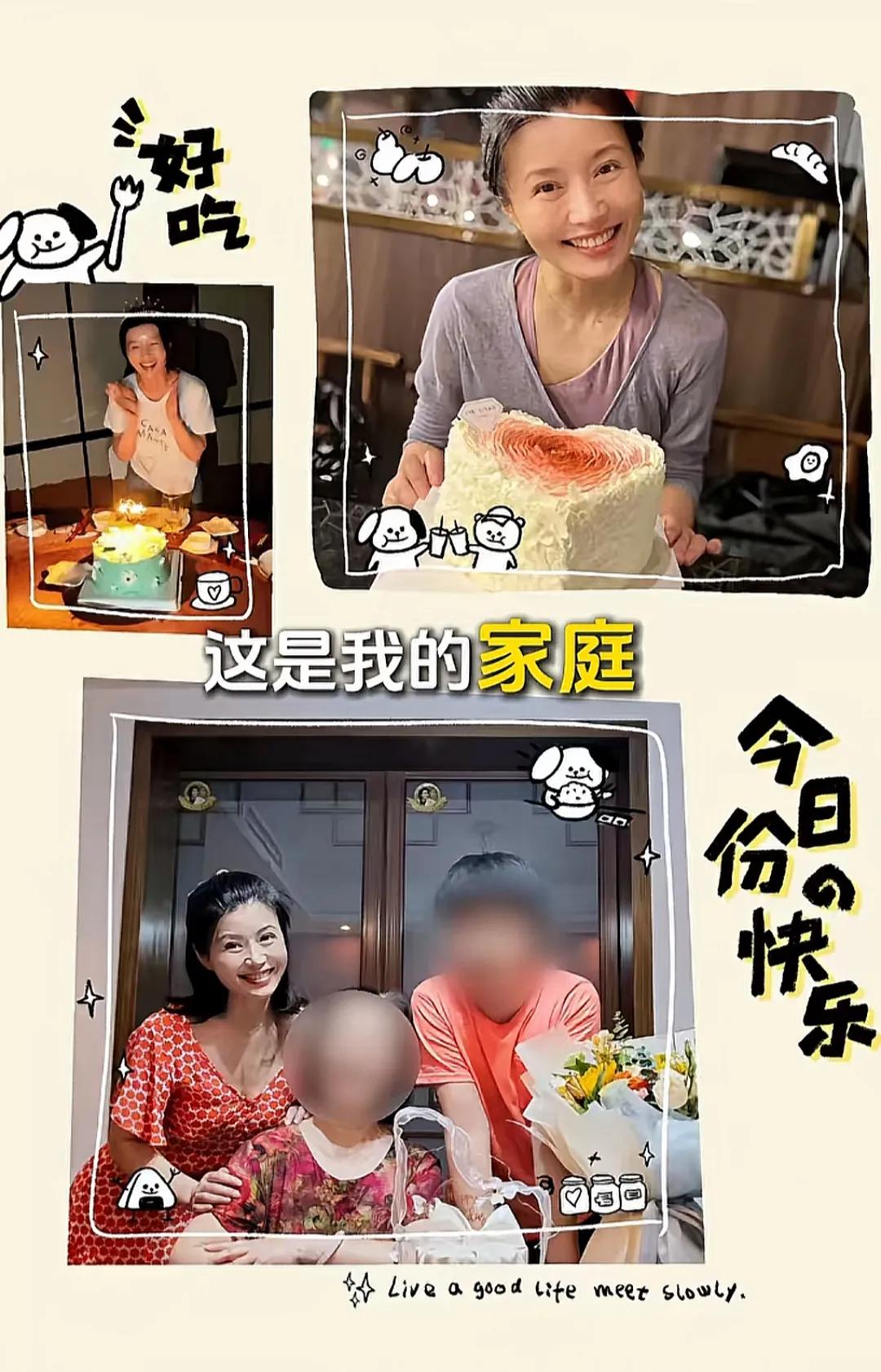 50岁程愫罕晒一家三口合影！16岁儿子个头蹿高，已长成挺拔少年
7月30日，程愫