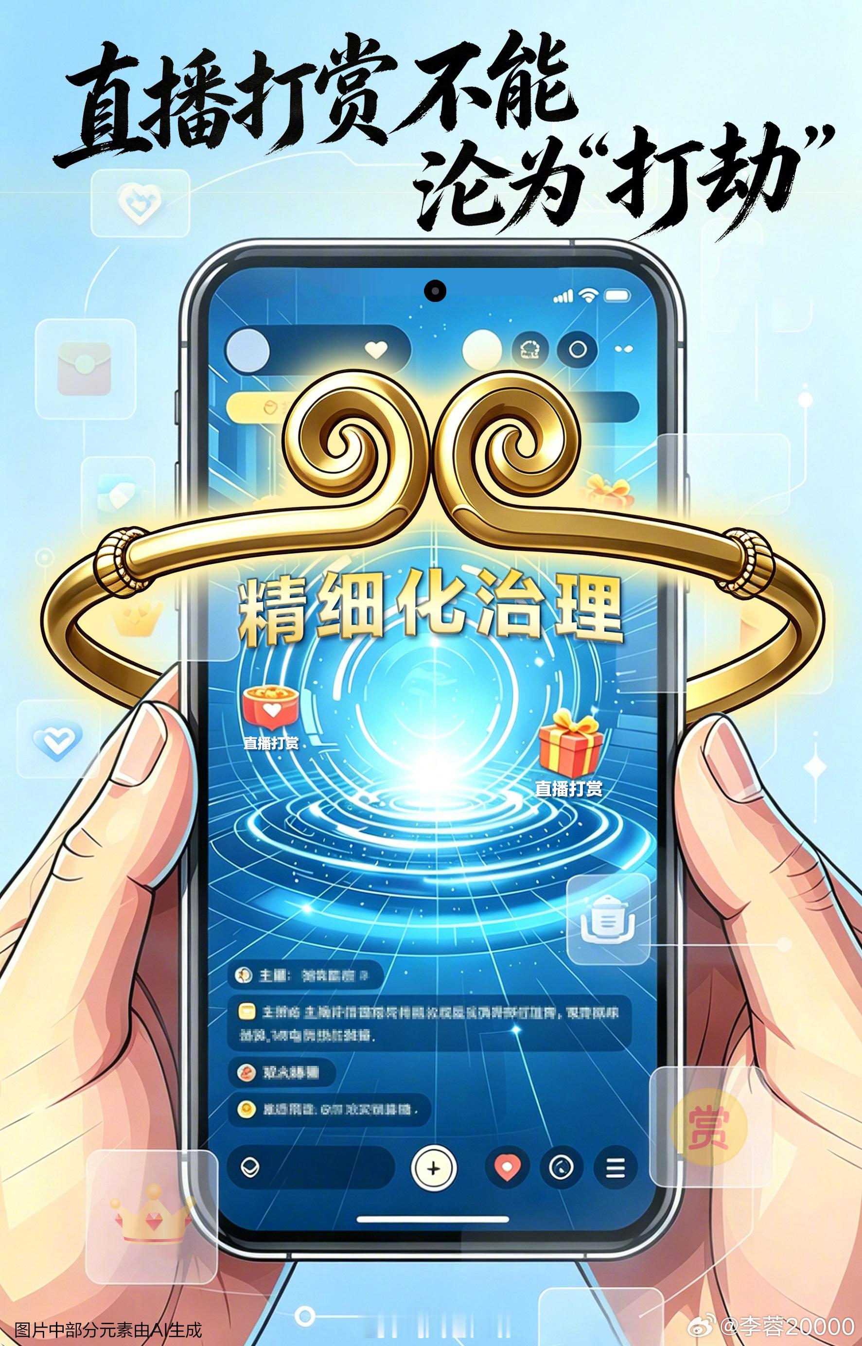 【人民锐评：直播打赏不能沦为打劫】近期，两则案例冲上热搜：平时节俭的70岁老人，