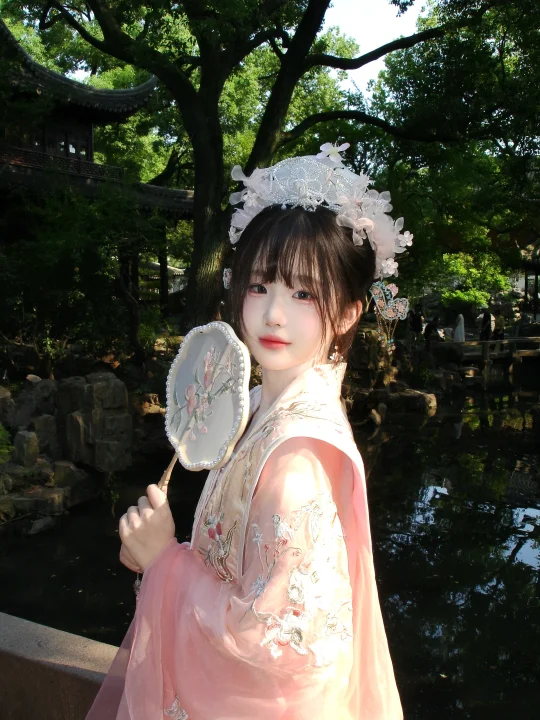 上海约拍|粉色汉服、古风才是氛围感天花板