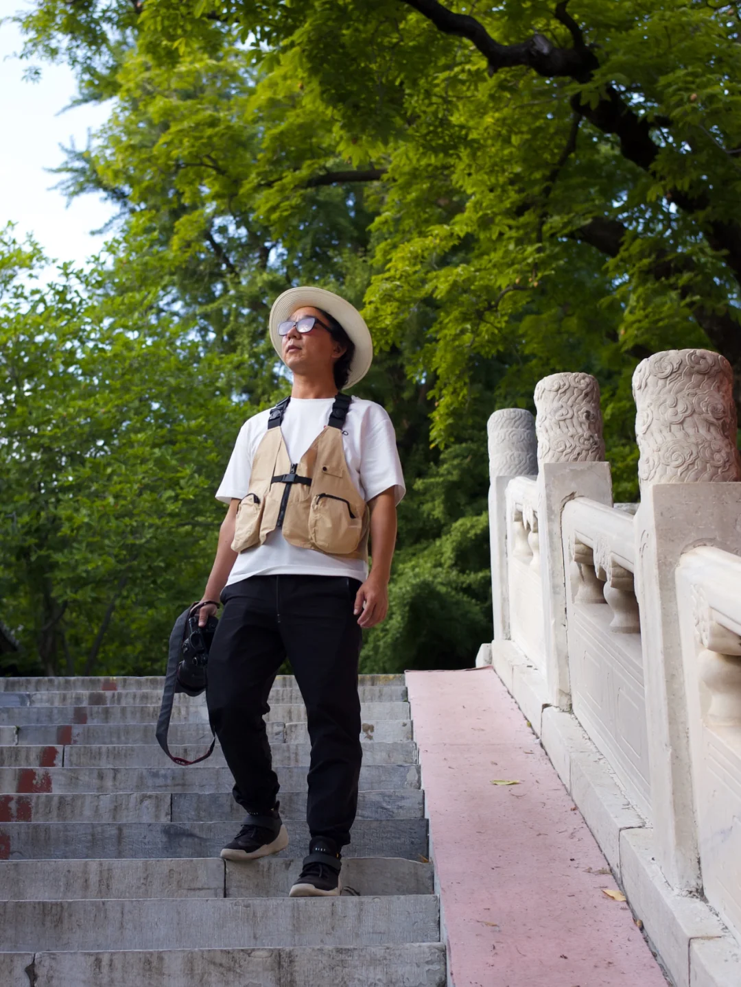 山系穿搭| 初秋来深山古寺晒太阳喝下午茶