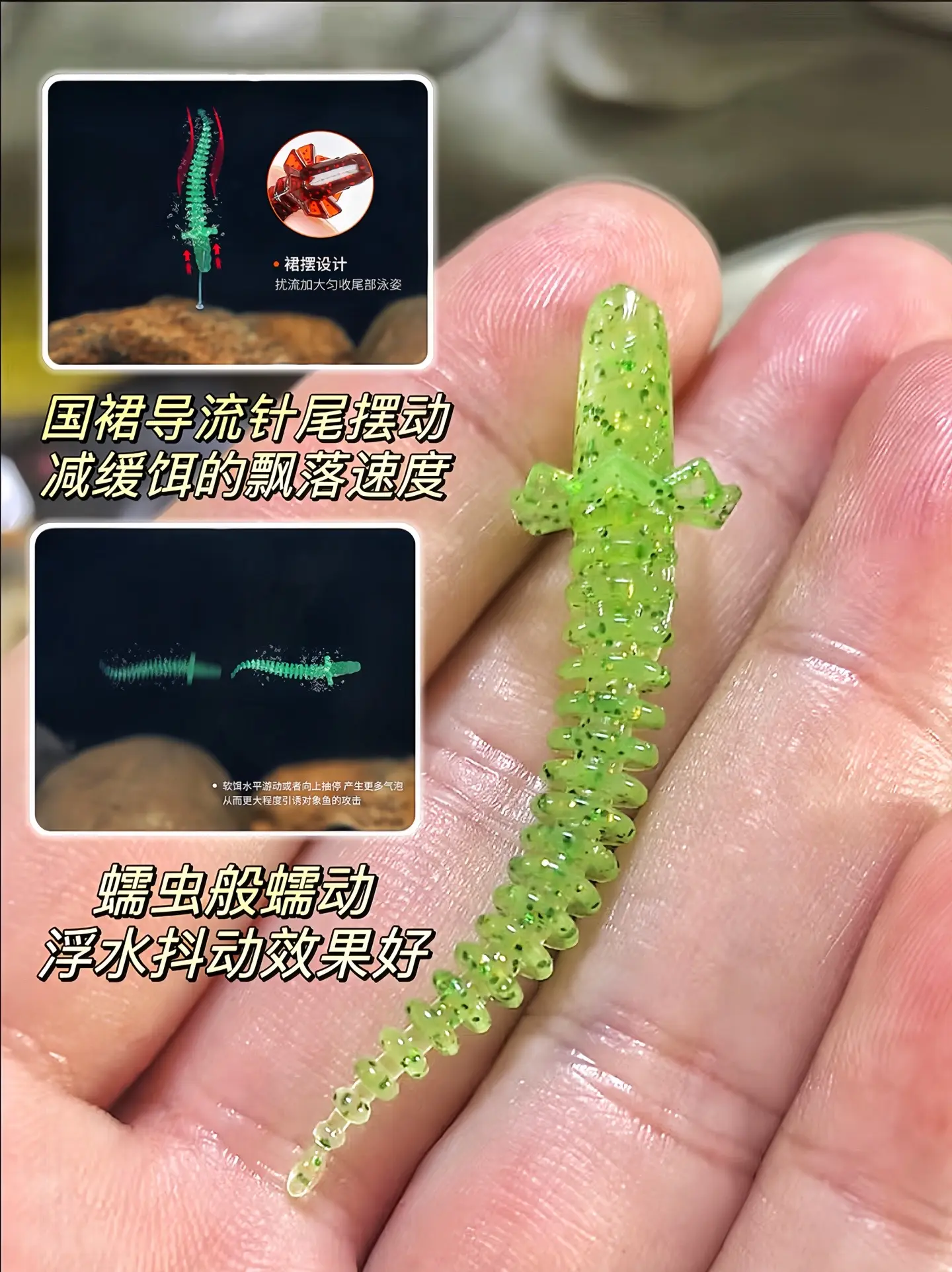 原来针尾的泳姿也能如此妖娆 这款桑巴新款围裙针尾，螺纹扰流设计，柔软高...