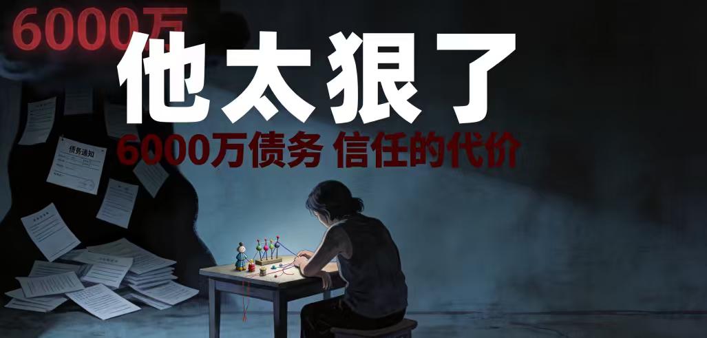 他出轨、转移财产、冒充她签字，还把6000万债务全甩给前妻！“人性方面，我输得一