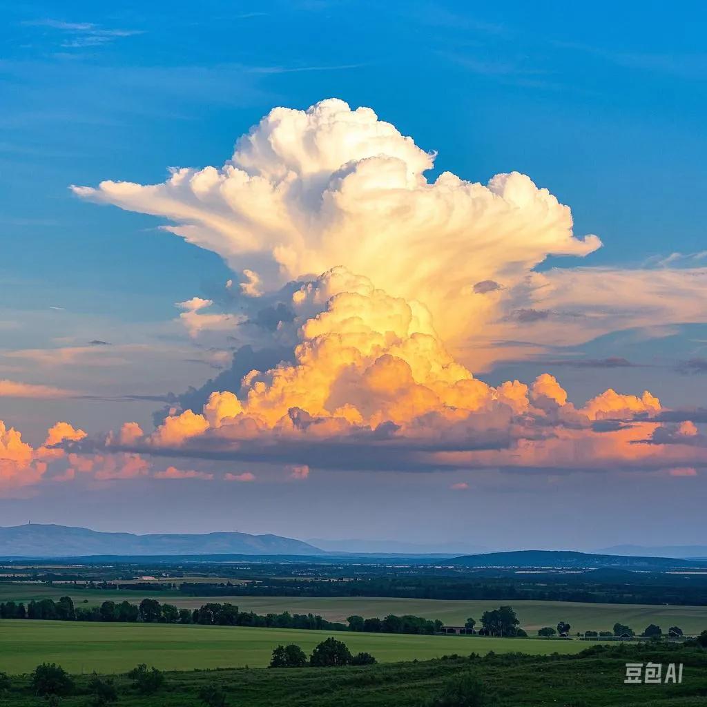 今天的天空特别美天空象燃放的烟火美极了！