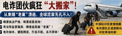 最近电诈团伙正在疯狂“大搬家”。

5月27日中国驻印尼大使馆及多个驻外总领馆联