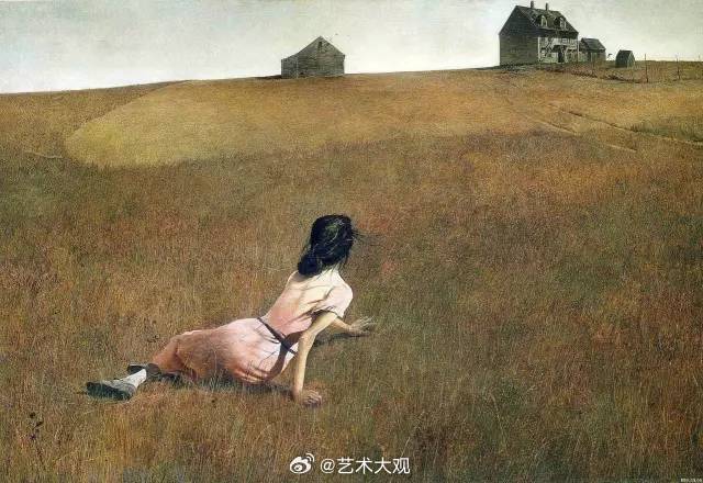 此画中的女子是怀斯独居的邻居克里斯蒂娜（Christina Olson），她因患
