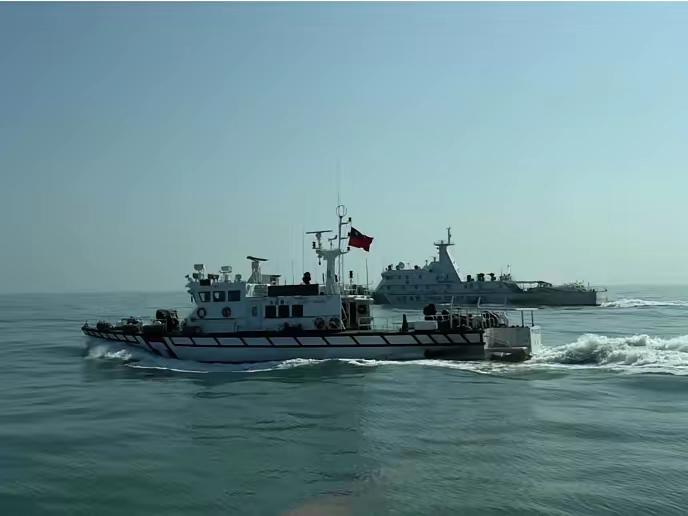 就在刚刚，

​台“海巡署”发布严正声明，

​2月26日，针对中国海警船现身金