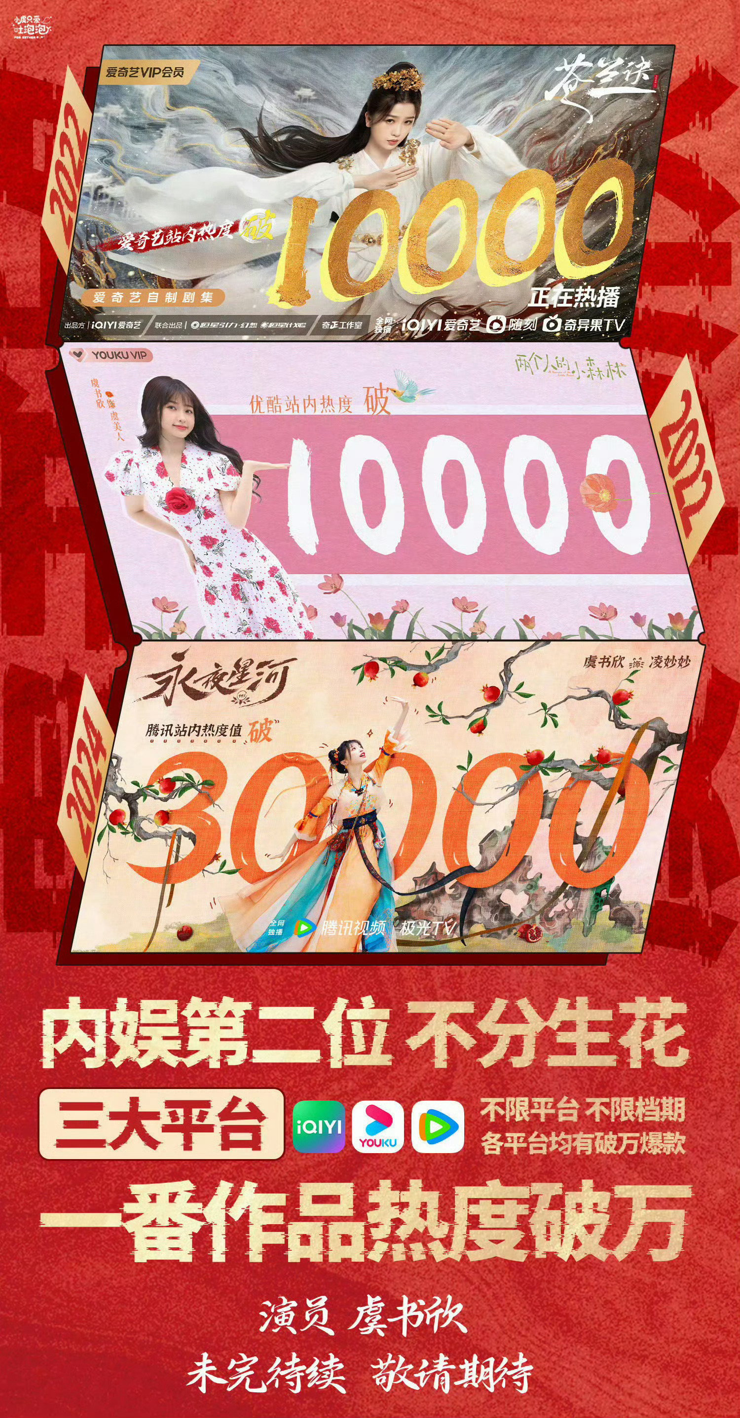 虞书欣和赵露思同剧类型女演员 古偶现偶双开花你们觉得谁是951呢？ 