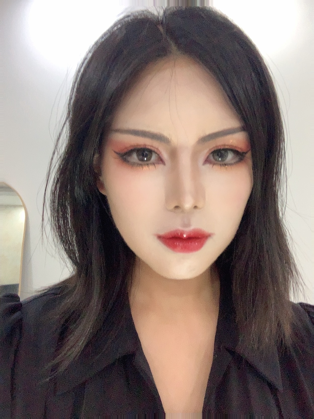 姐姐可以么——仿了美杜莎的妆，学化妆好处体现出来了：终于可以给自己化美美的妆