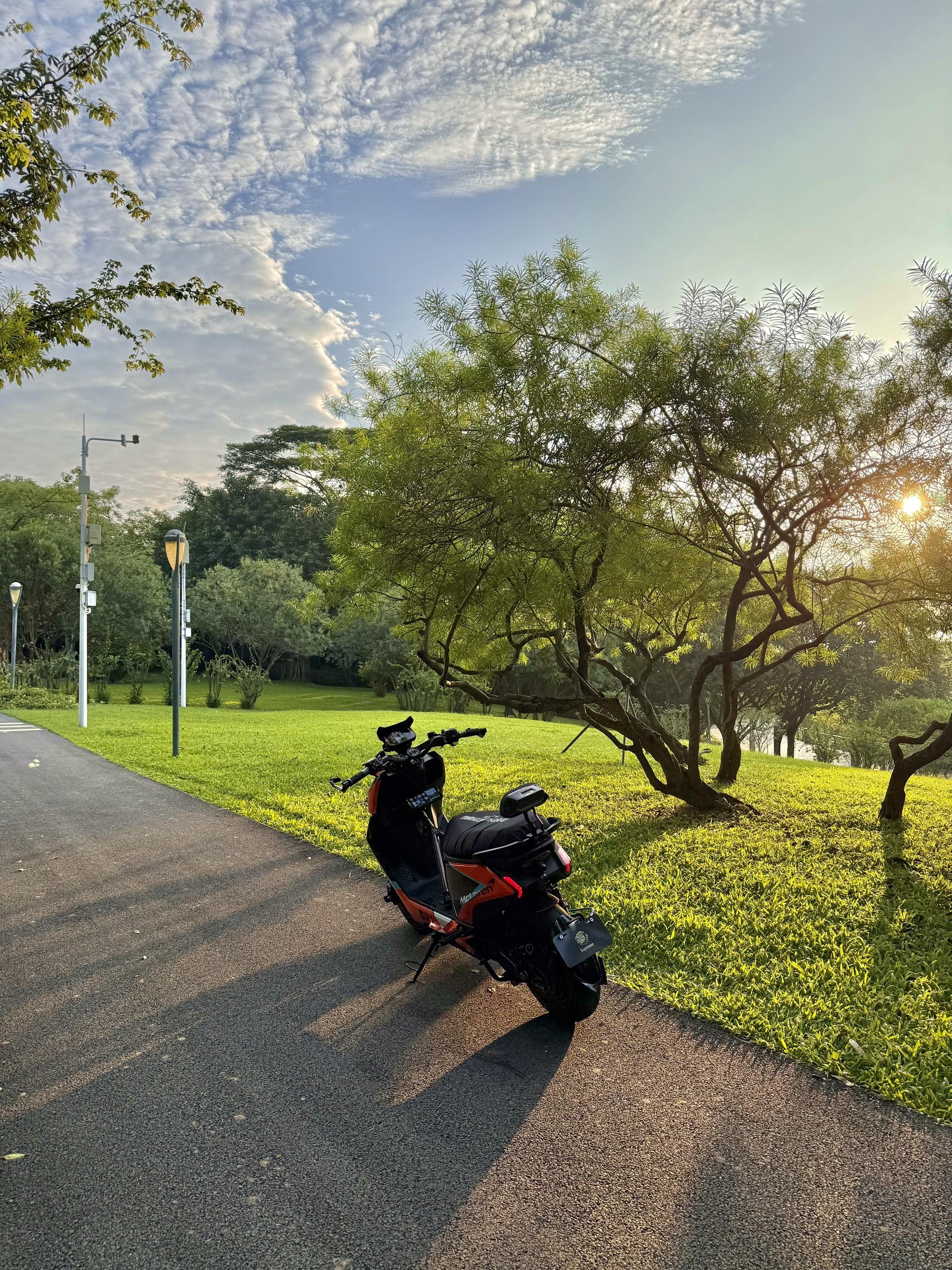 6点的深圳湾，每一步都是风景🏝️🫧 难道深圳天气好起来，起个早去碰...