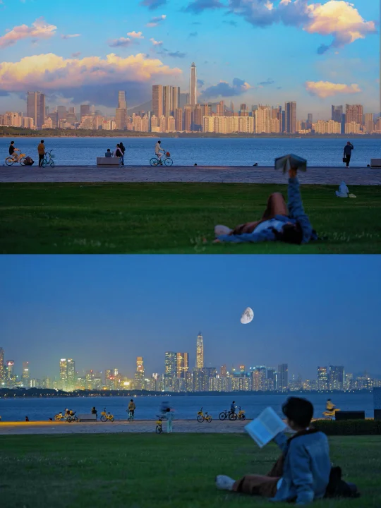 “会反复爱上深圳blue hour🔵”