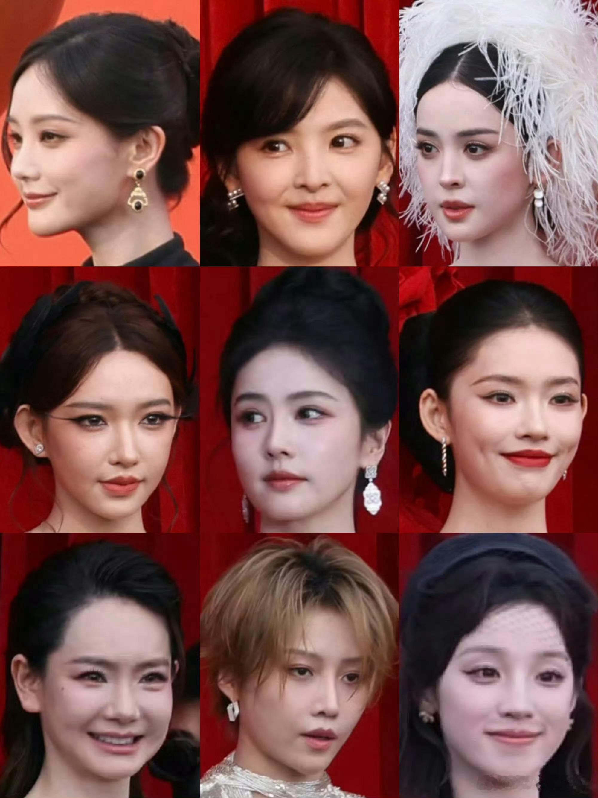 芭莎之夜妈呀，感觉白鹿的脸好小啊，还很精致，芭莎之夜的每个女生都好美[送花花][