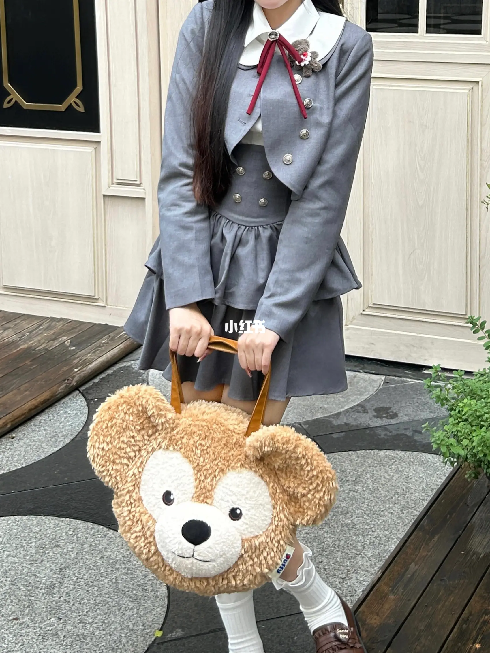 🐻达菲真的好可爱呀^_^