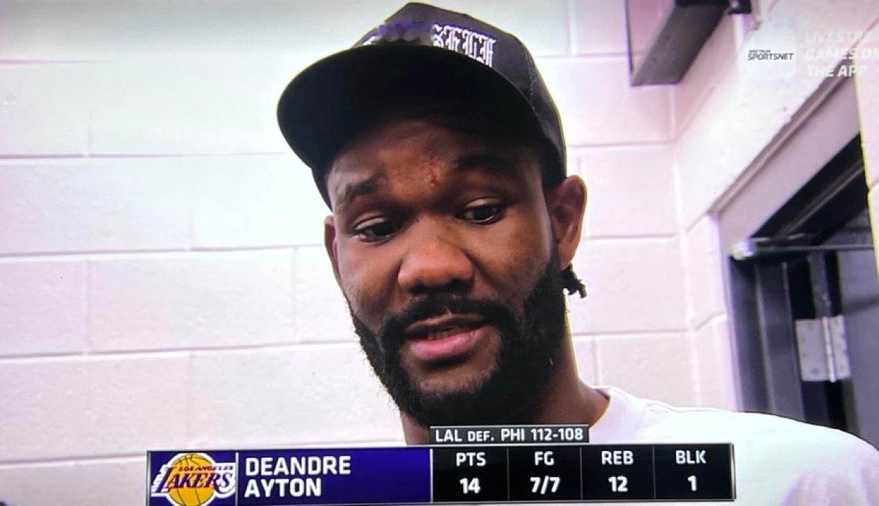 艾顿谈詹姆斯：“关键先生，他骨子里就有关键基因。今晚的比赛简直像部电影。这是史上