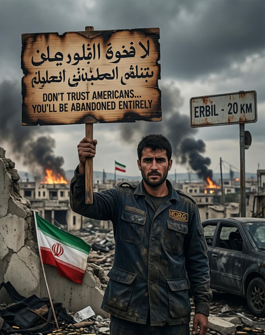 路透社3月8日报道里，有个声音挺扎眼——叙利亚东北部的库尔德人，对着伊朗那边的同