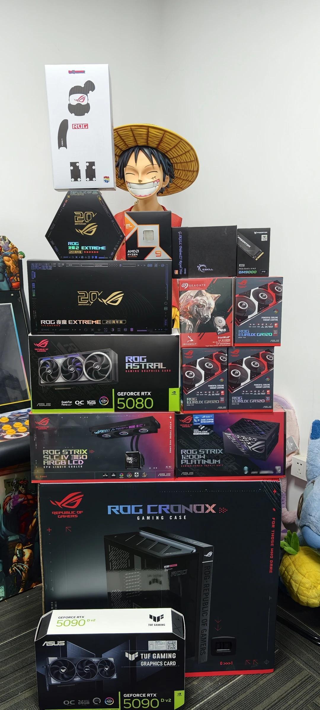 感谢自己送的 ROG 全家桶😀
ROG 电脑装机分享 电脑推荐 桌面颜值主机 