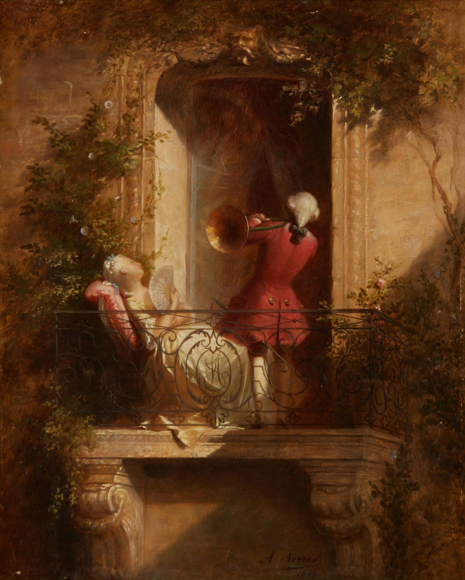 The Concert, Auguste Serrure Antwerp, 18