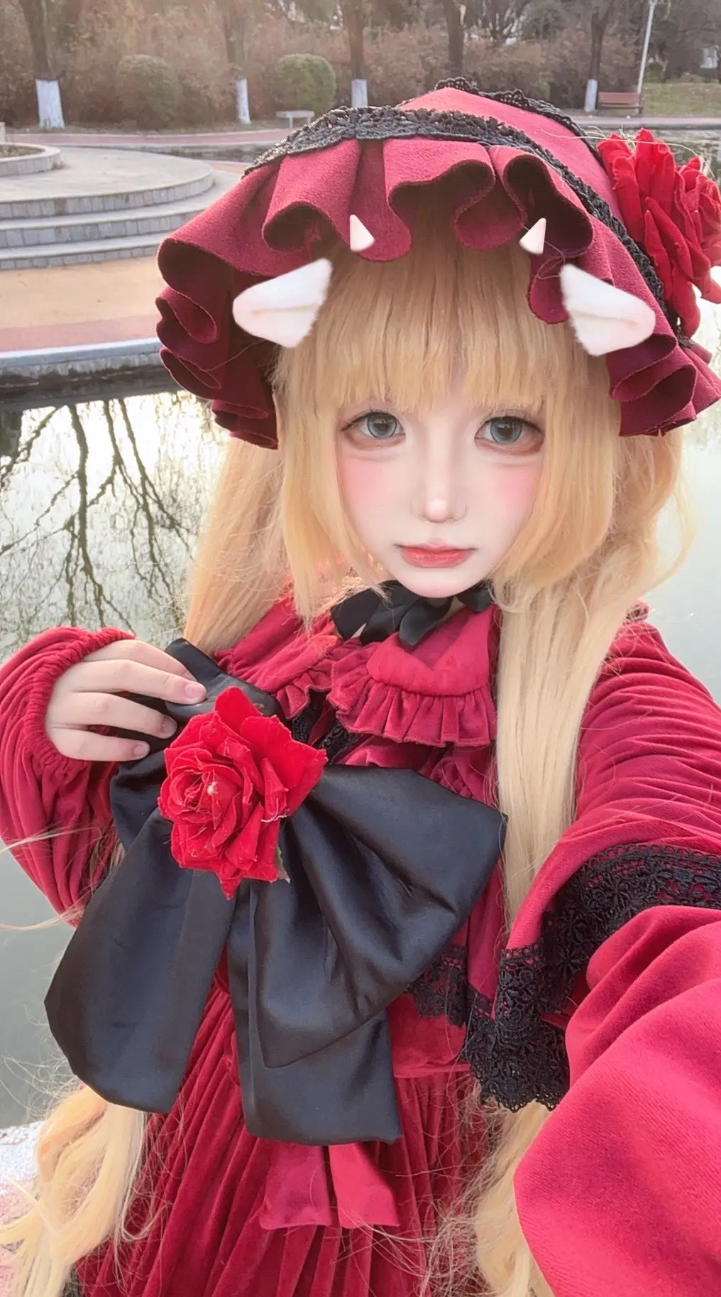 ooc致歉 cosplay 蔷薇少女cos 真红cos 蔷薇少女cos