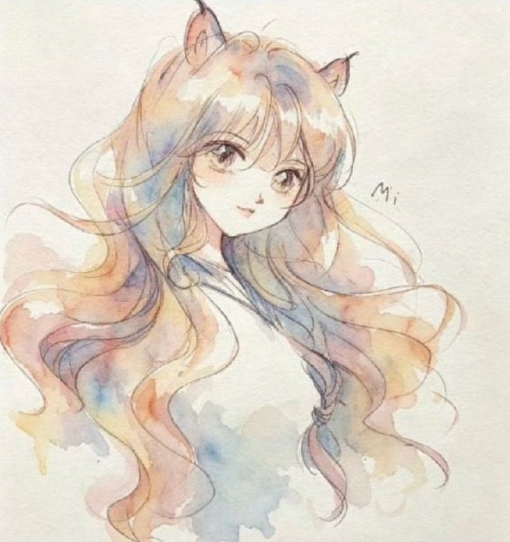 三个上色版本耶我女，做演员做画手太太都精彩 
