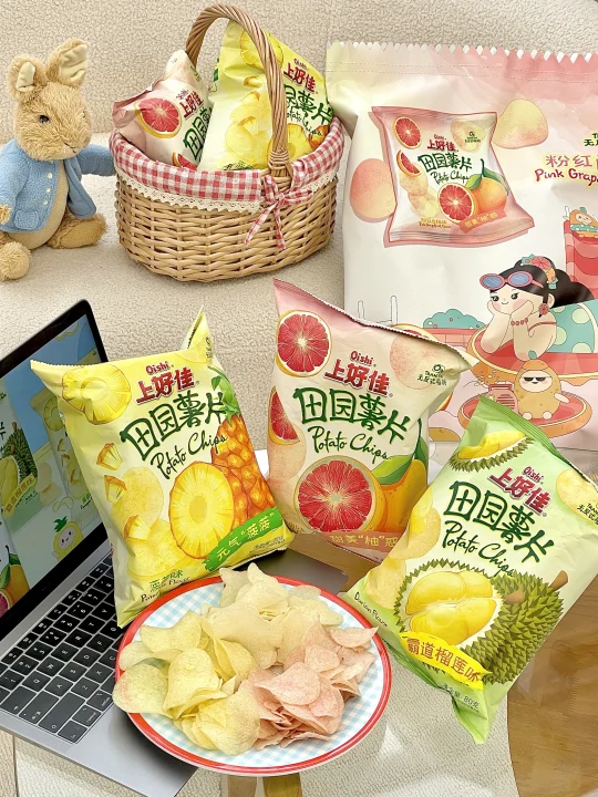 拜见薯片大王！！果味薯片谁吃谁不吱声