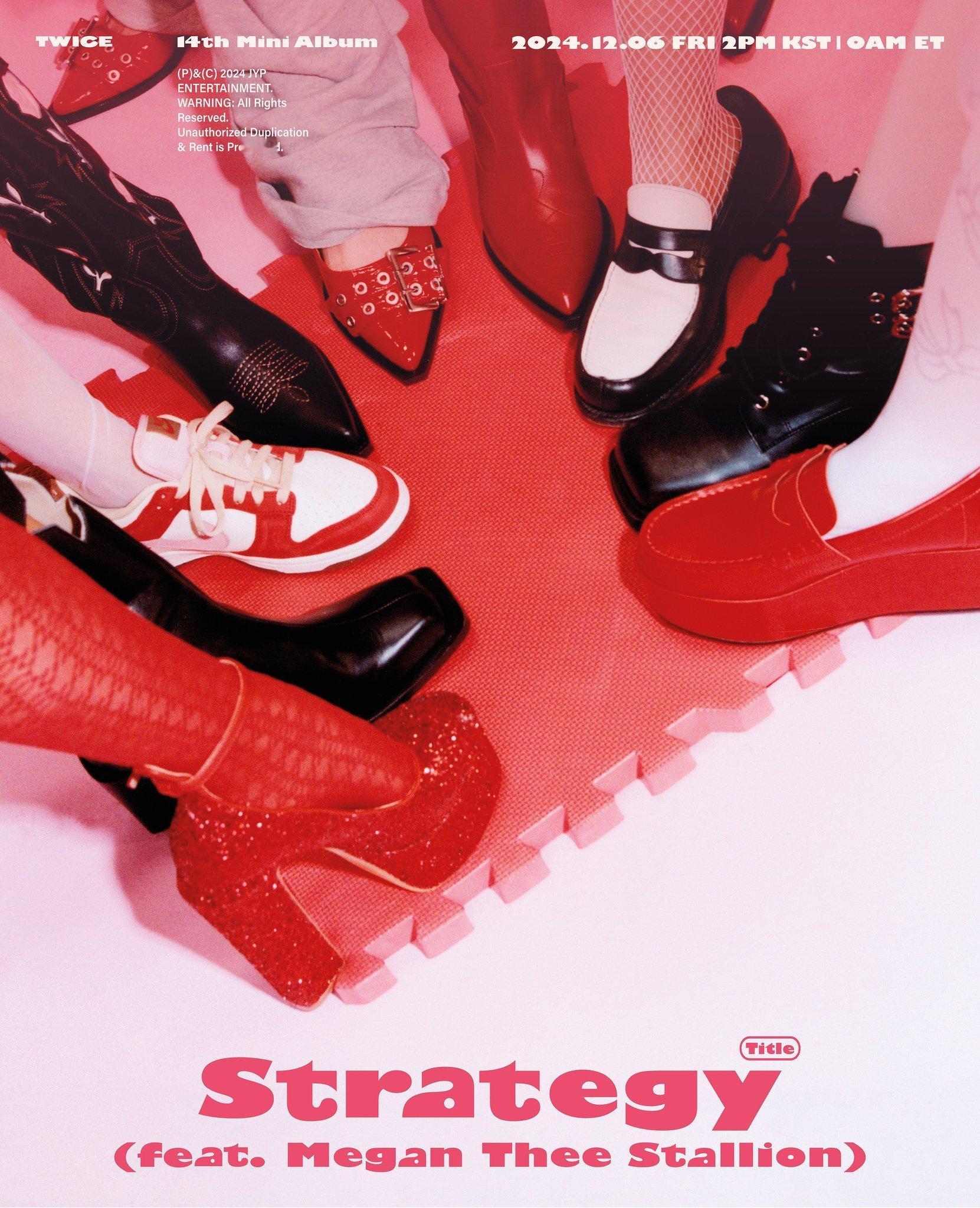 TWICE新专辑回归主打Strategy (feat. Megan Thee S