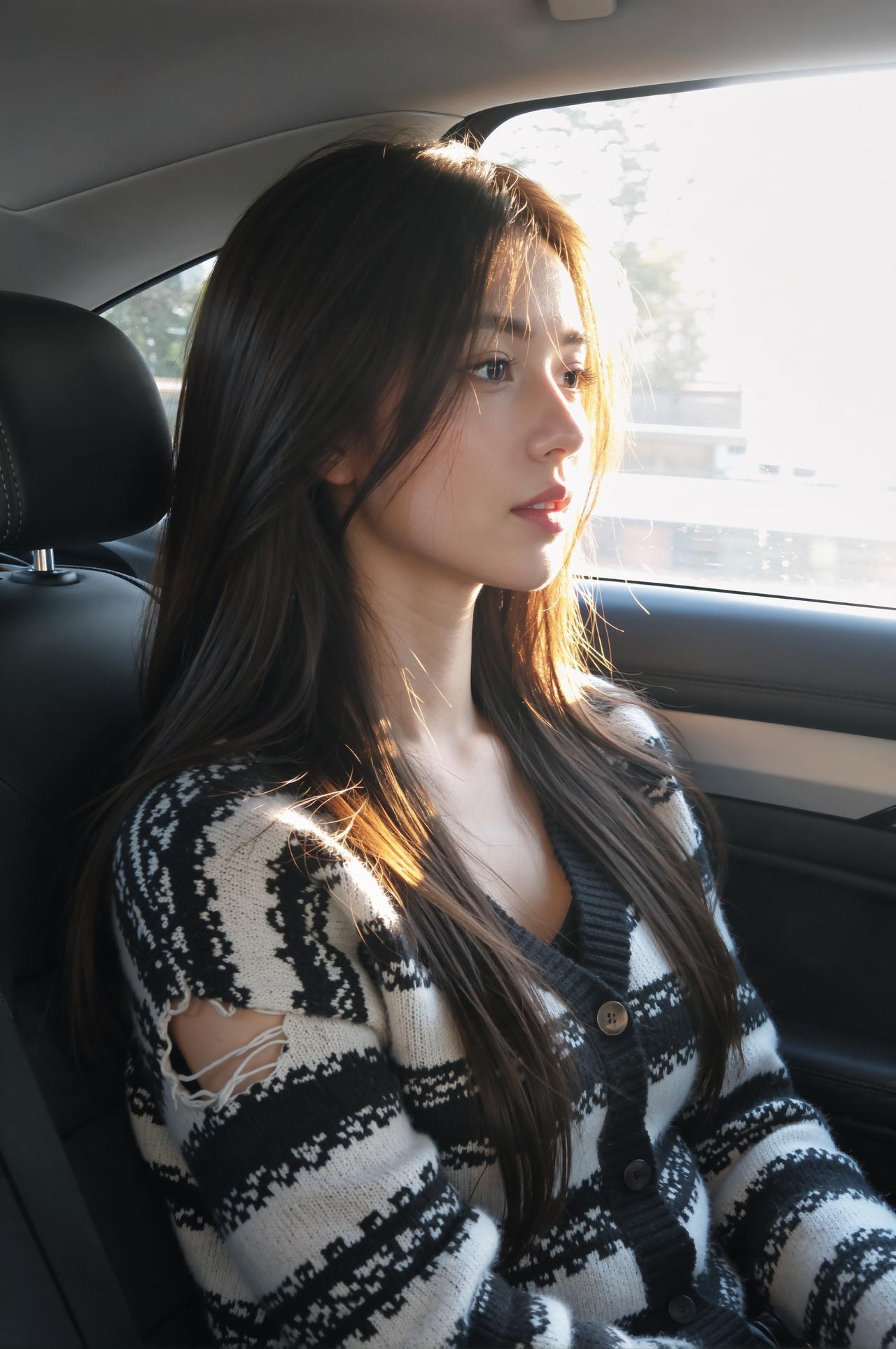 冬天来了，没钱买毛衣，3年前买的毛衣拿出来凑合凑合穿吧