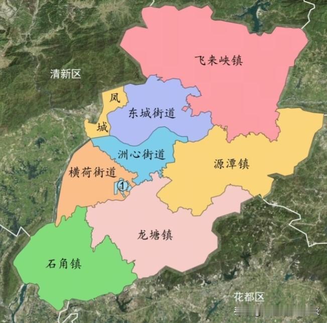 清远市清城区面积 900 多平方公里，人口约 85 万，去年 GDP 高达 58