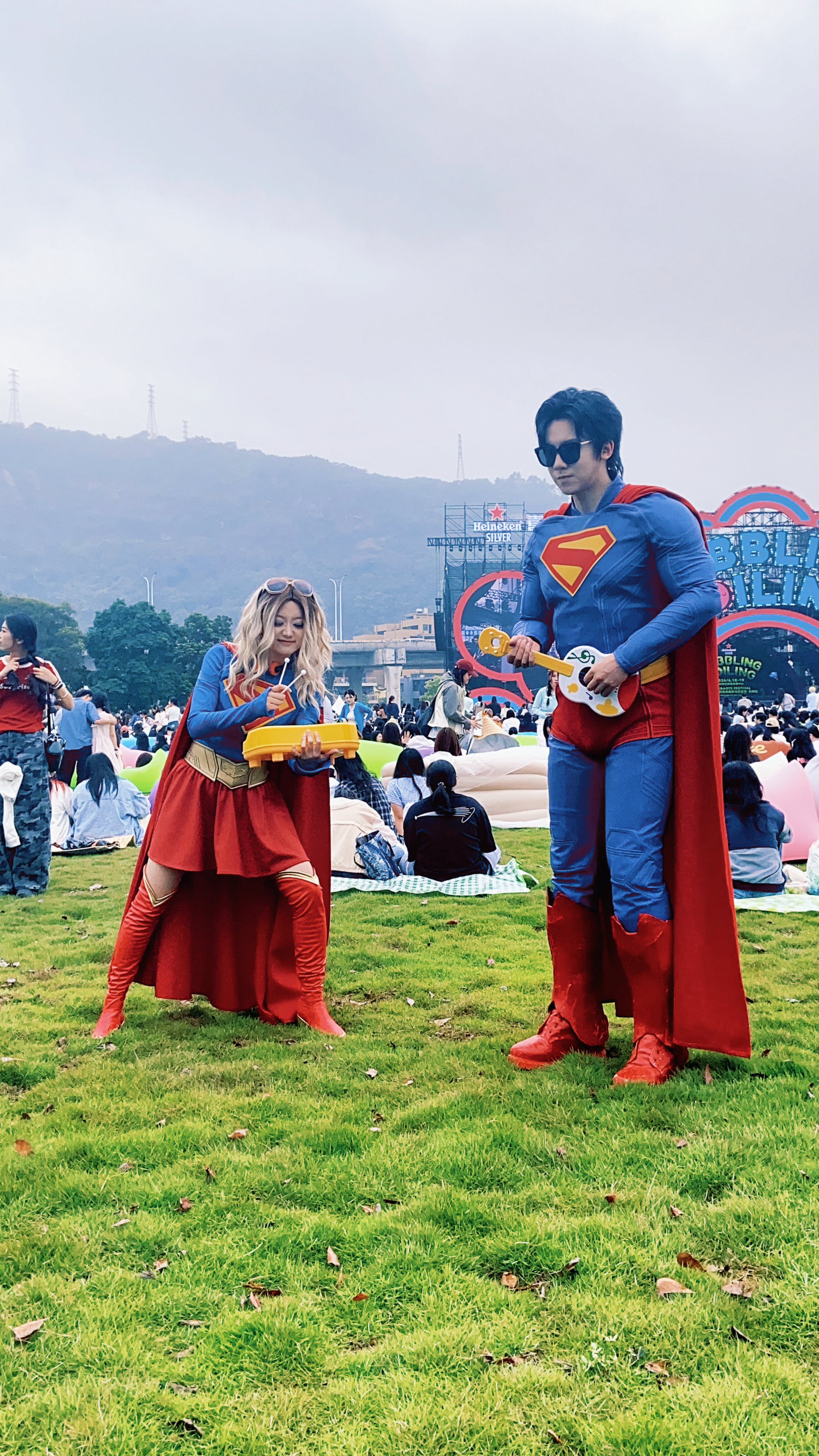 超人日 真的见到卡-艾尔和卡拉•佐-艾尔了！福州站太厉害了！一起庆祝吧！超人超级