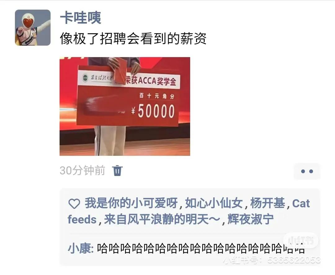 像极了在招聘会看到的工资