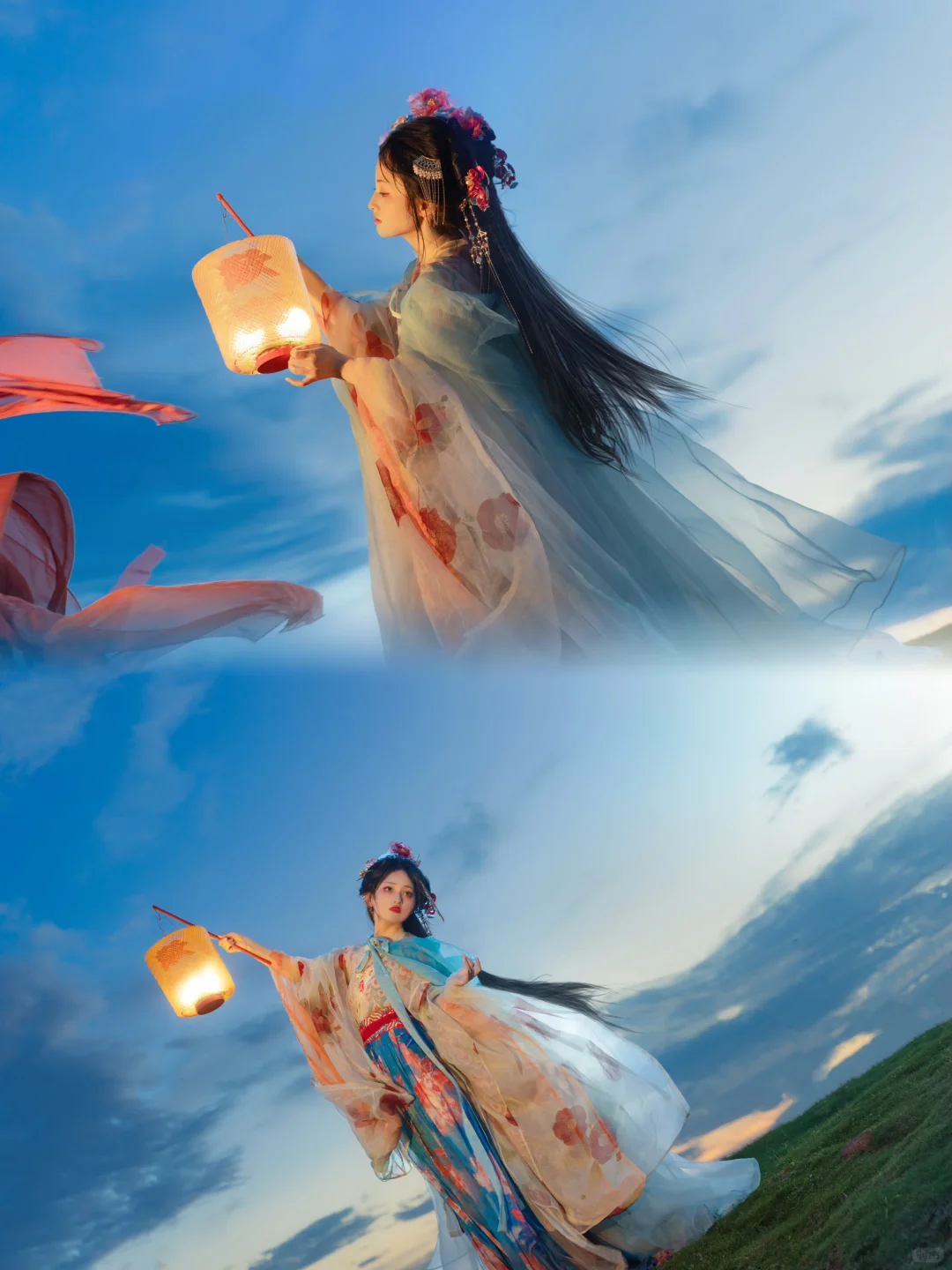 这绝美的宿命感| 当汉服遇到落日的天空