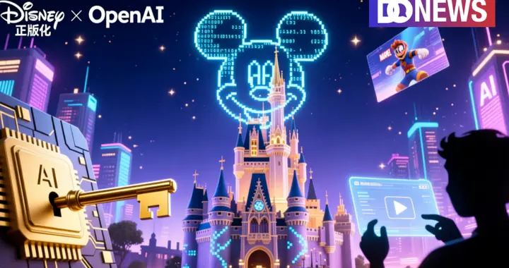 迪士尼牵手OpenAI：AI娱乐“正版化”的开端
