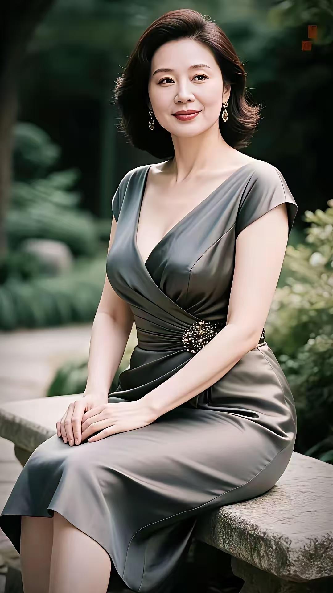 天净沙·题图
花容笑靥眸波，
玉姿冰骨妆婀。
袅袅娜娜韵和。
端庄犹可，
画中佳