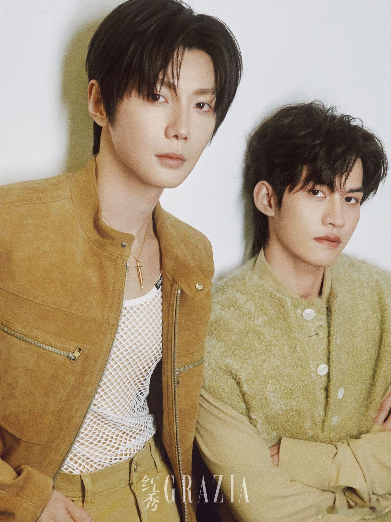 云旗郝熠然红秀并肩前行封面云旗郝熠然红秀young封面云旗、郝熠然红秀Grazi