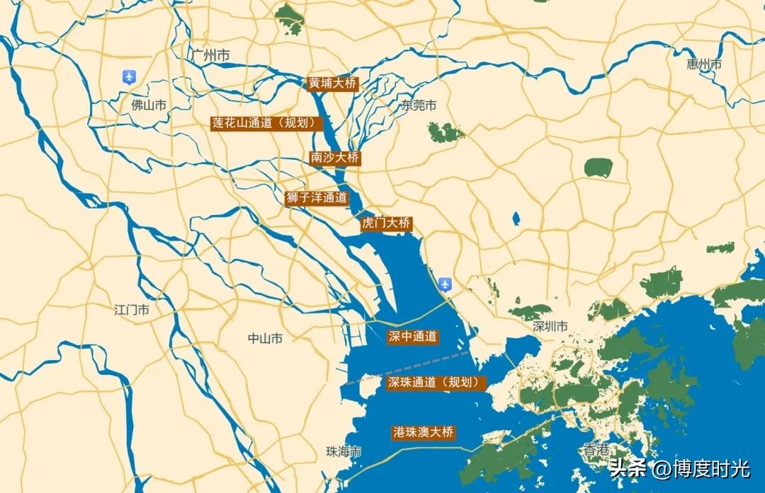 广东境内大桥各有千秋
来场PK定精彩非凡
港珠澳大桥必占一席
全长55公里
总投