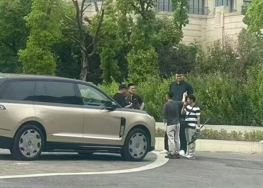 蔚来ES9，这是要请姚明做体验官？空间如何，这都不要文字描述了