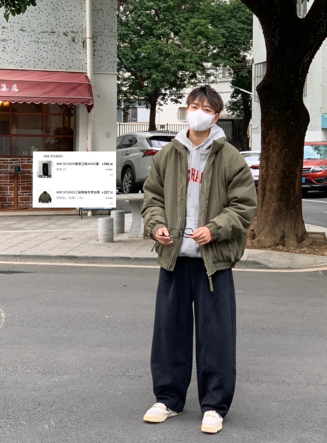 拿捏了❗️秋冬男生棉服这样穿也太好看了✌️