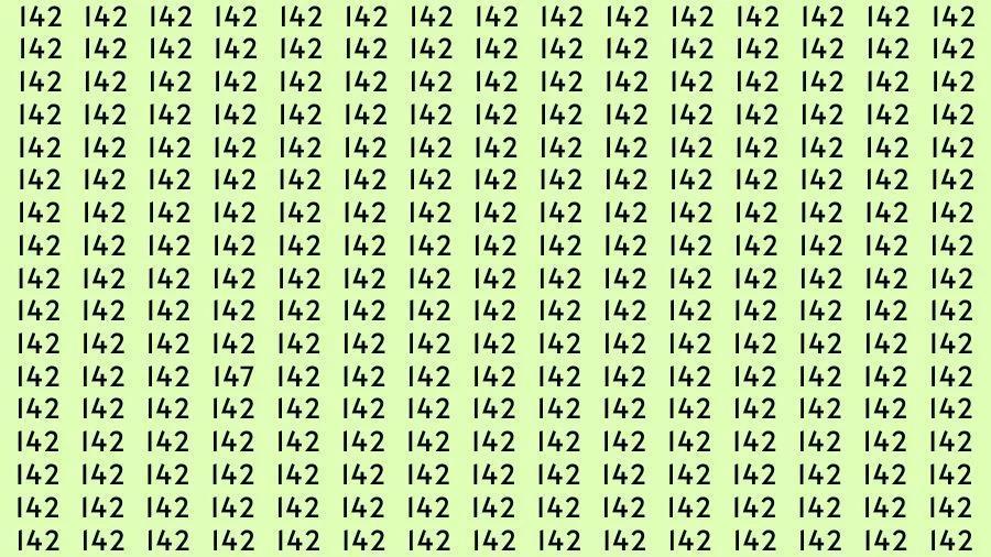视错觉大脑挑战：如果你有敏锐的眼睛，请在 45 秒内从 142 中找出数字 14